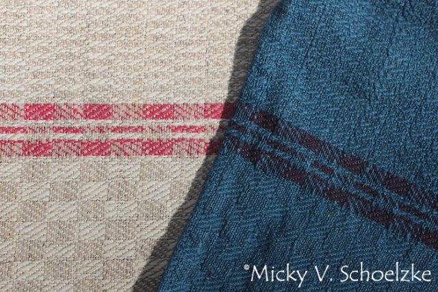 Torchon vintage indigo