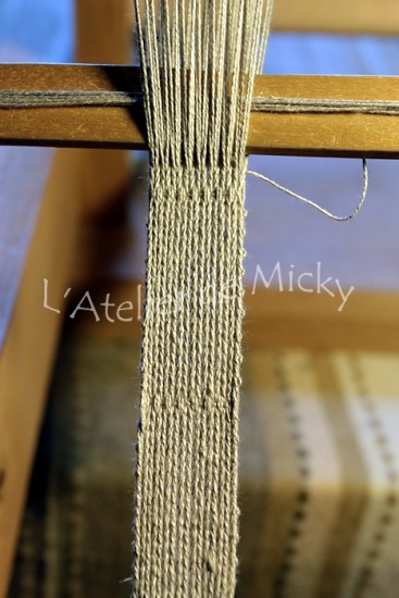 Tissage aux tablettes chanvre